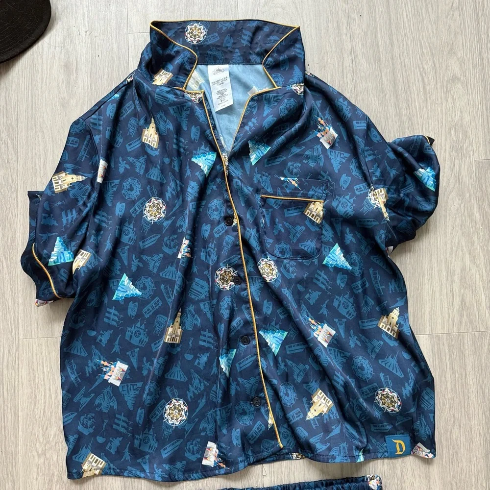 Blue Patterned Pajama Set Disneyland - Picture 2 of 7
